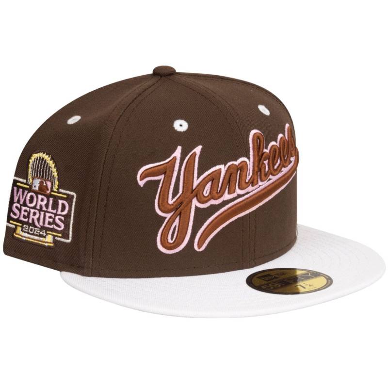 New Era 59Fifty Fitted Cap - SCRIPT New York Yankees walnut von New Era
