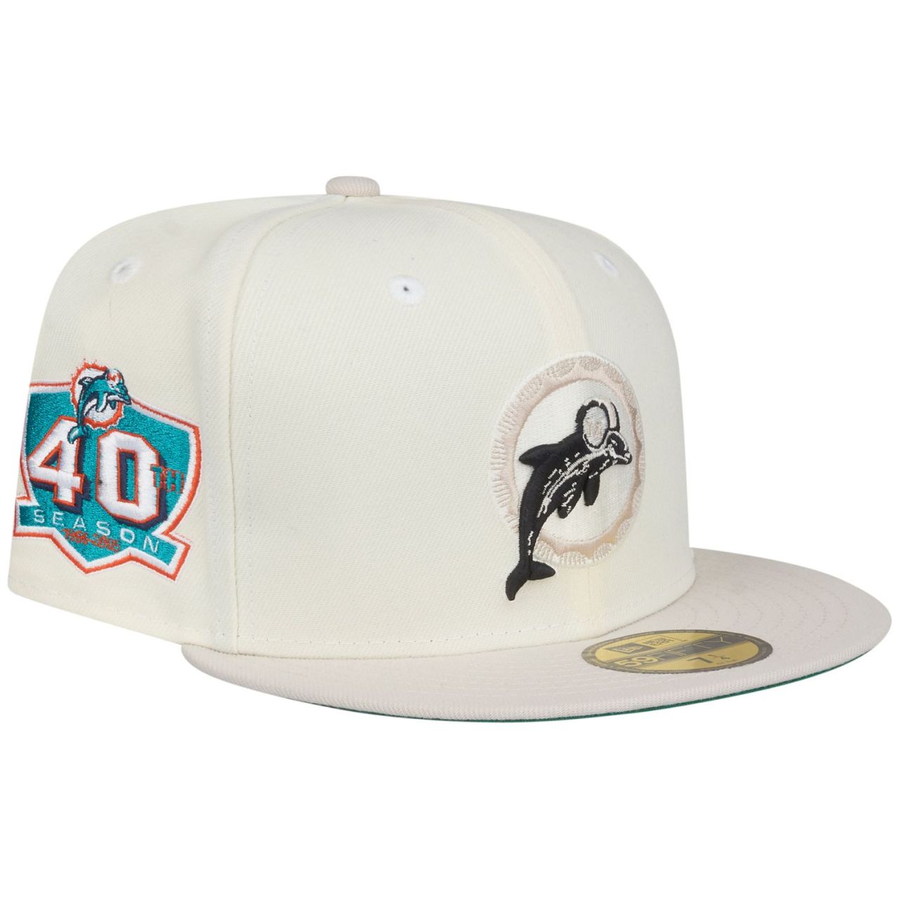 New Era 59Fifty Fitted Cap - SIDEPATCH Miami Dolphins von New Era