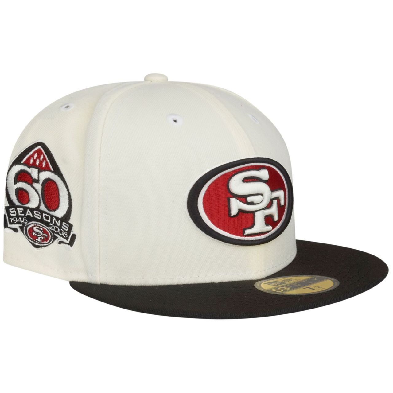 New Era 59Fifty Fitted Cap - SIDEPATCH San Francisco 49ers von New Era