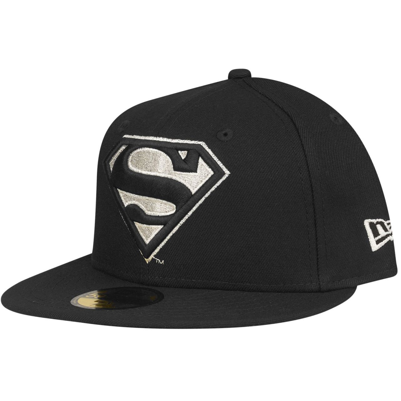 New Era 59Fifty Fitted Cap - SUPERMAN schwarz / silber von New Era