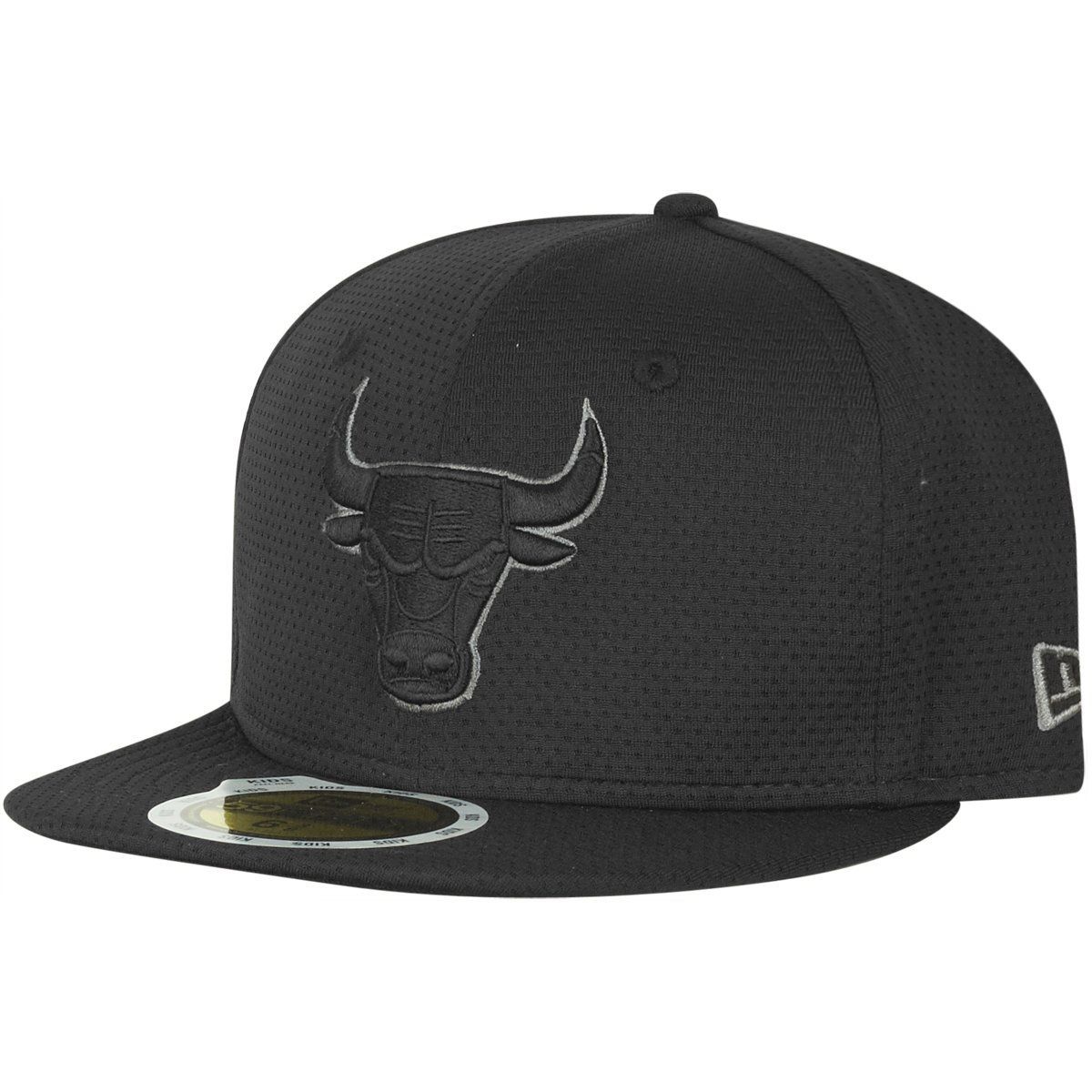 New Era 59Fifty KIDS Cap - DIAMOND Chicago Bulls schwarz von New Era