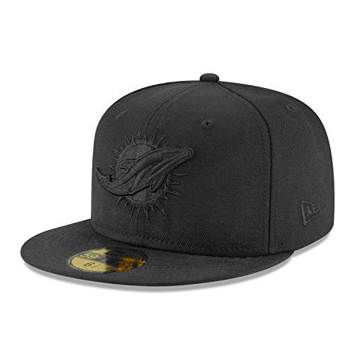 New Era 59Fifty Kinder Cap - Black Miami Dolphins - 6 1/2 von New Era