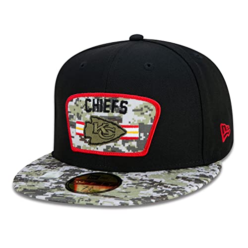 New Era 59Fifty Minnesota Vikings Cap Basecap Baseballcap Flat Brim Fitted NFL-Cap Herren - Hinten geschlossen, mit Schirm Herbst Sommer Frühjahr Winter Frühling-Sommer Herbst-Winter - 7 3/8 (58,7 von New Era