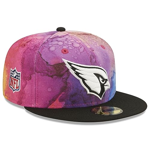 New Era 59Fifty NFL CC Cardinals Cap Basecap Baseballcap Fitted Flat Brim Arizona Damen/Herren - Hinten geschlossen, mit Schirm Herbst Sommer Frühjahr Winter Frühling-Sommer Herbst-Winter - 7 1/4 von New Era