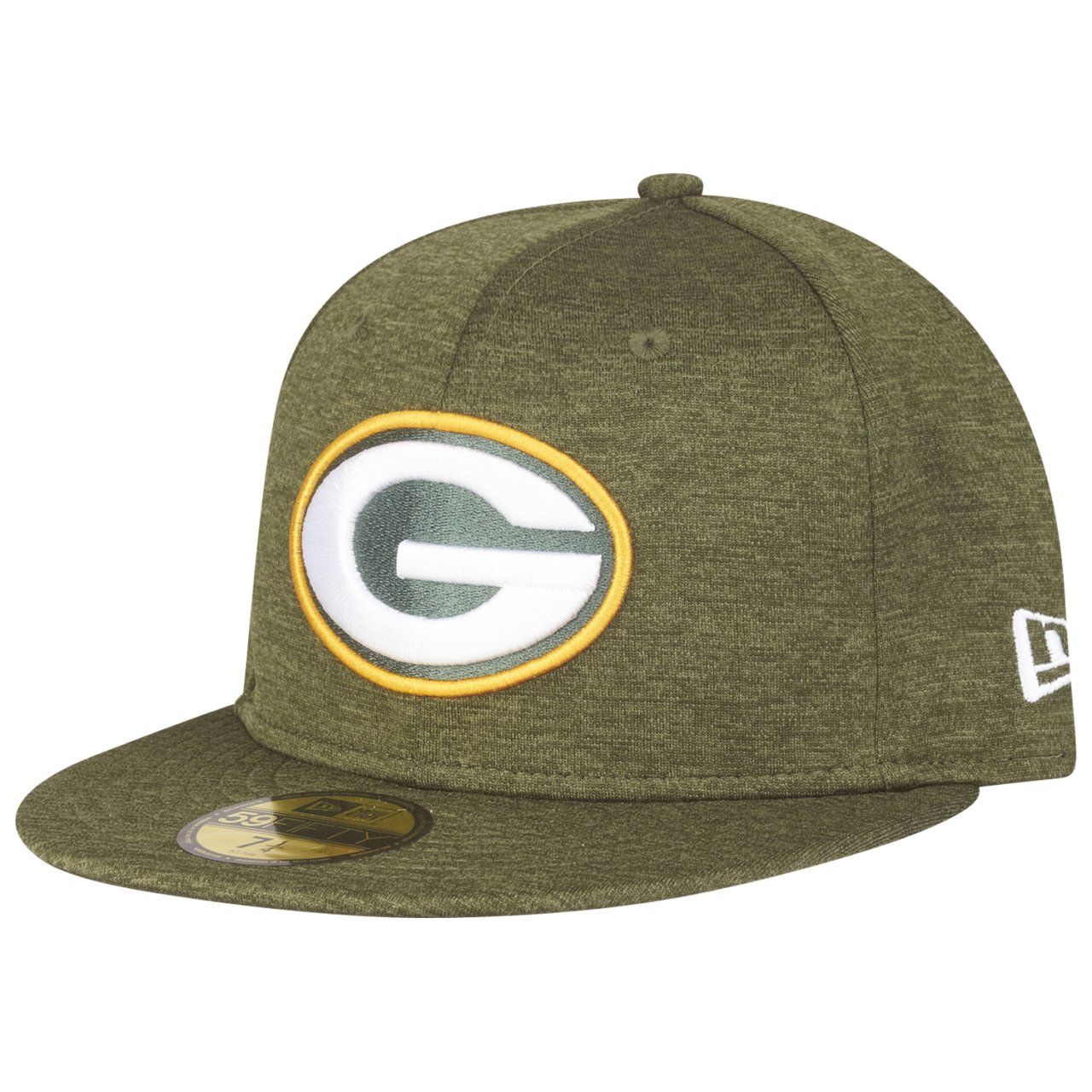 New Era 59Fifty SHADOW TECH Cap - Green Bay Packers oliv von New Era