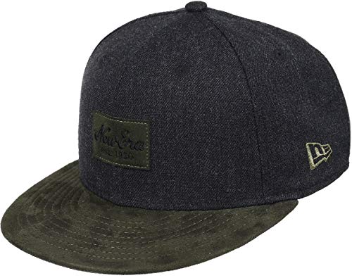 New Era Heather Patch 59Fifty Cap Black/Olive - 7 1/4-58cm (L) von New Era