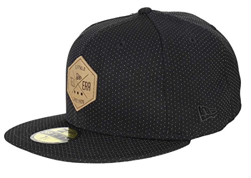 New Era Hex Patch Black 59Fifty Cap - 7 7/8-63cm (XXL) von New Era