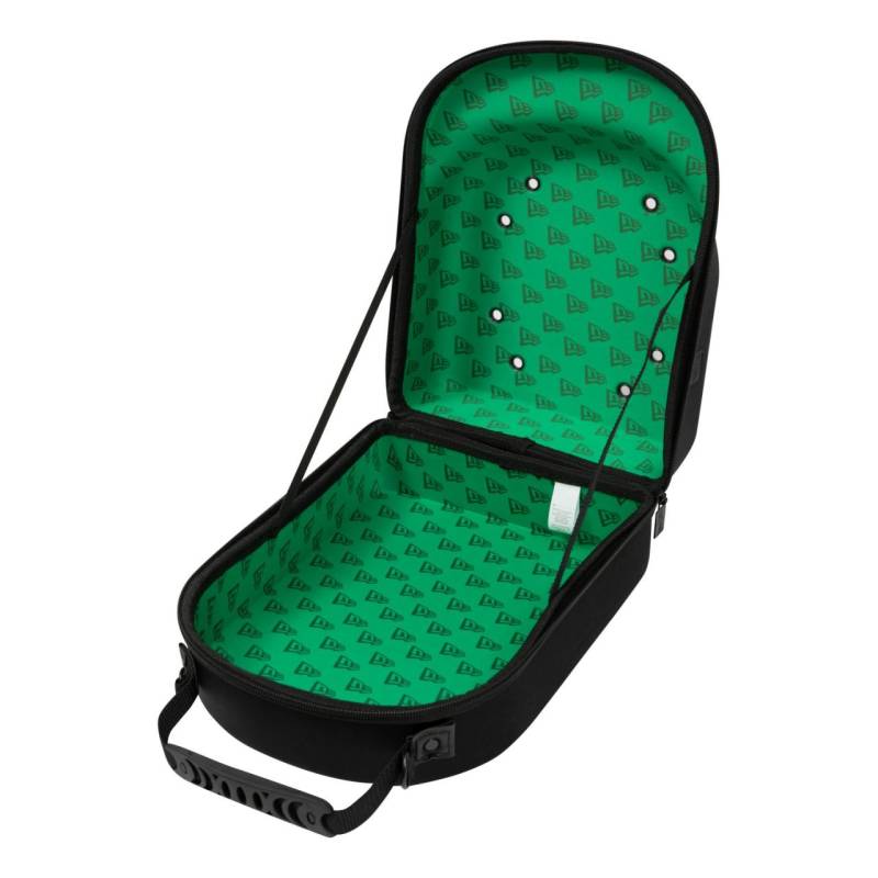 New Era 6 Cap Carrier Tasche Case - STICKER schwarz von New Era