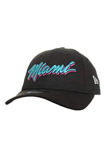 New Era 940 Miahea Kinder 9Forty Cap Miami Heat Schwarz, Size:YTH von New Era