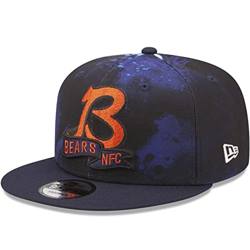 New Era 9Fifty Chicago Bears NFC Cap Basecap Baseballcap Snapback Flat Brim NFL-Cap (One Size - dunkelblau) von New Era