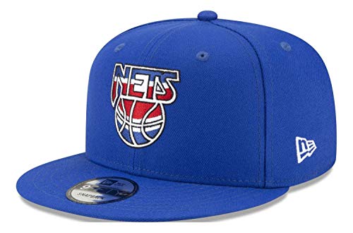 New Era 9Fifty HWC Nets Cap Basecap Baseballcap Snapback Flat Brim NBA Brooklyn Herren - Snapback, mit Schirm Winter Herbst Frühjahr Sommer Frühling-Sommer Herbst-Winter - One Size blau von New Era