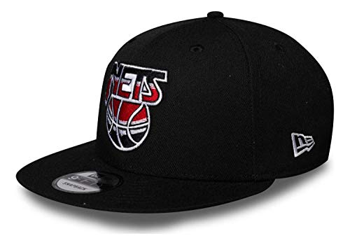 New Era 9Fifty HWC Nets Cap Basecap Baseballcap Snapback Flat Brim NBA Brooklyn Herren - Snapback, mit Schirm Winter Herbst Frühjahr Sommer Frühling-Sommer Herbst-Winter - One Size schwarz von New Era