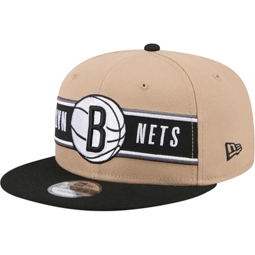 New Era 9Fifty NBA Draft 2024 Team Snapback Cap, Camel/OTC, Einheitsgröße von New Era