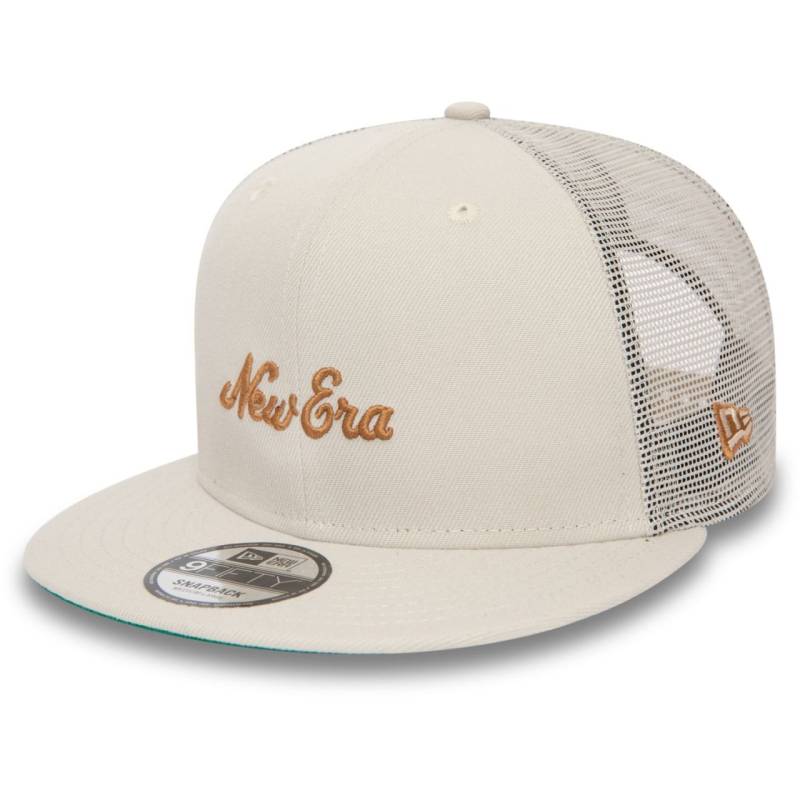 New Era 9Fifty Snapback Cap HERITAGE Brand Logo stone von New Era