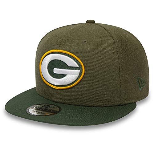 New Era 9Fifty Snapback Cap - Heather Green Bay Packers S/M von New Era