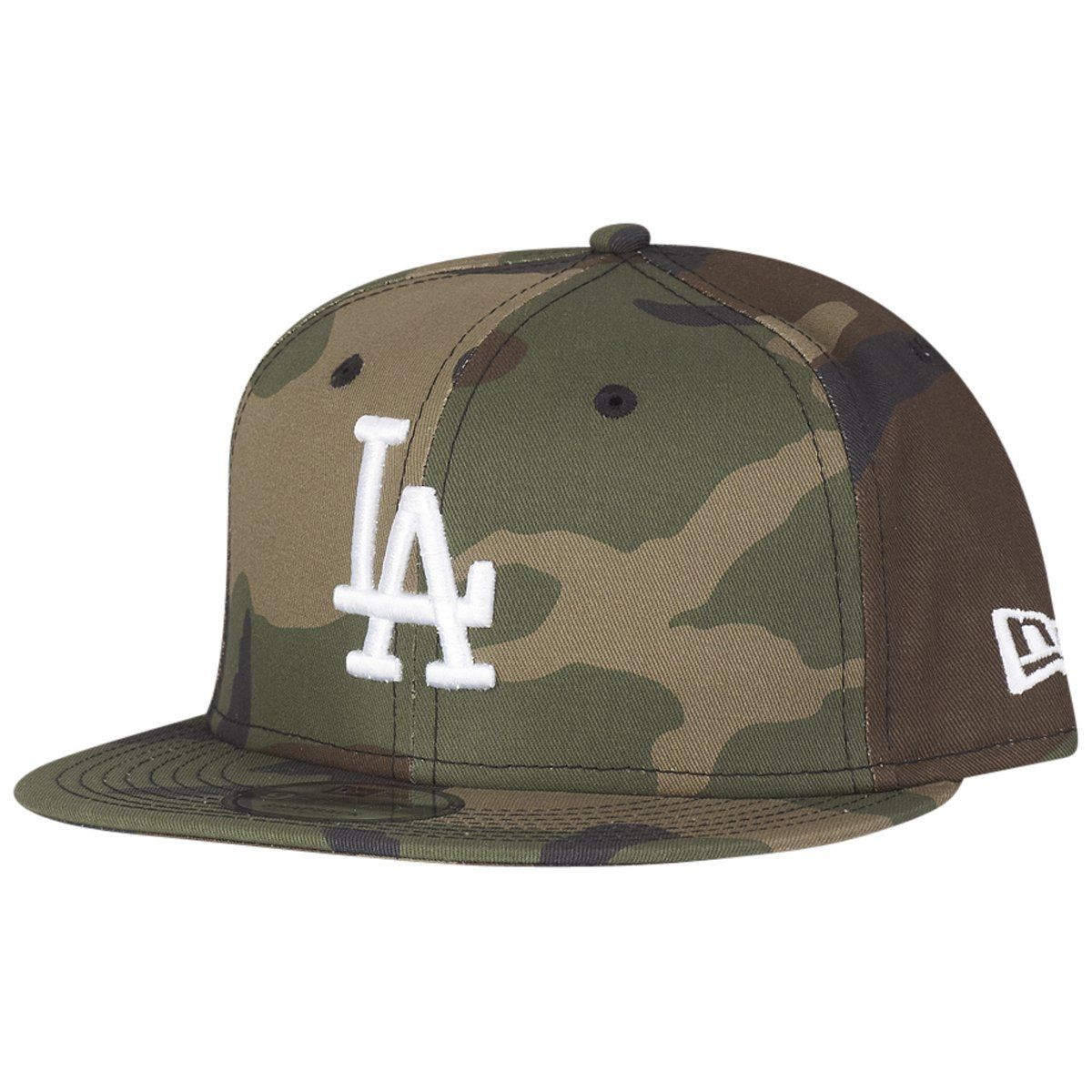 New Era 9Fifty Snapback Cap - Los Angeles Dodgers wood camo von New Era