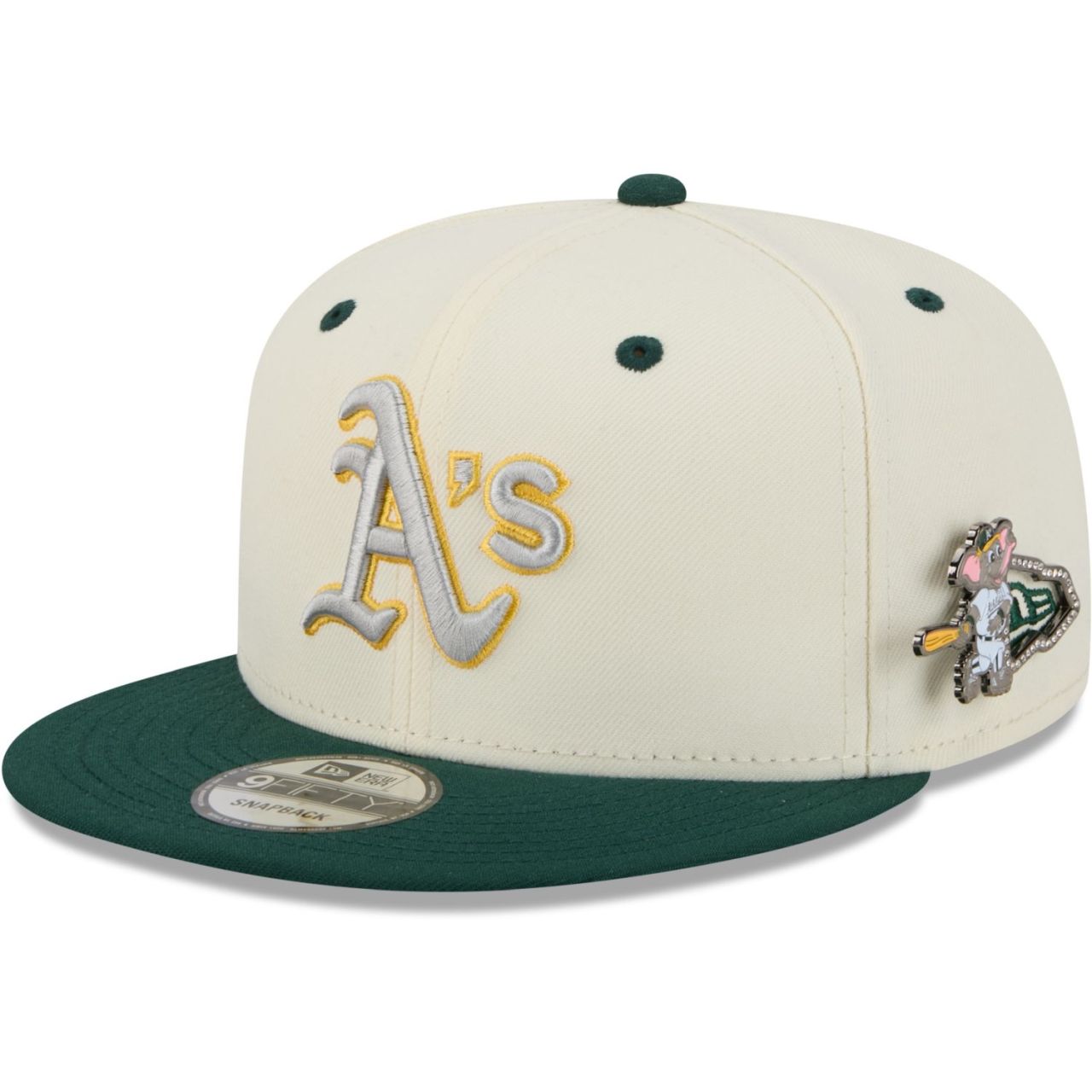 New Era 9Fifty Snapback Cap - MASCOT PIN Oakland Athletics von New Era