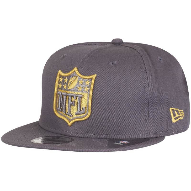 New Era 9Fifty Snapback Cap - NFL Shield graphit / gold von New Era