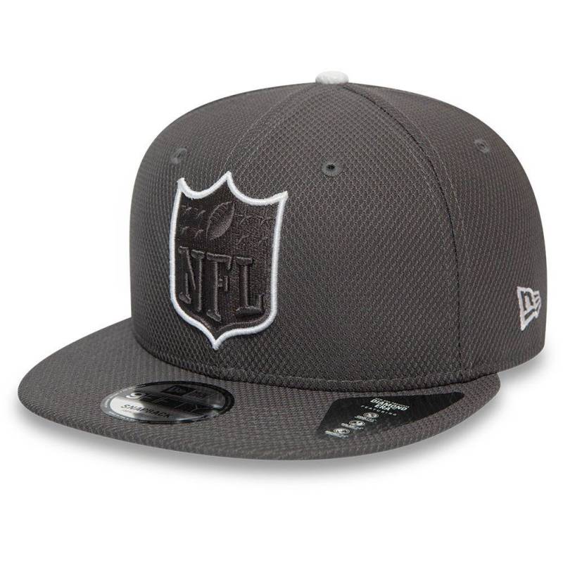 New Era 9Fifty Snapback Cap - OUTLINE NFL Shield grau von New Era