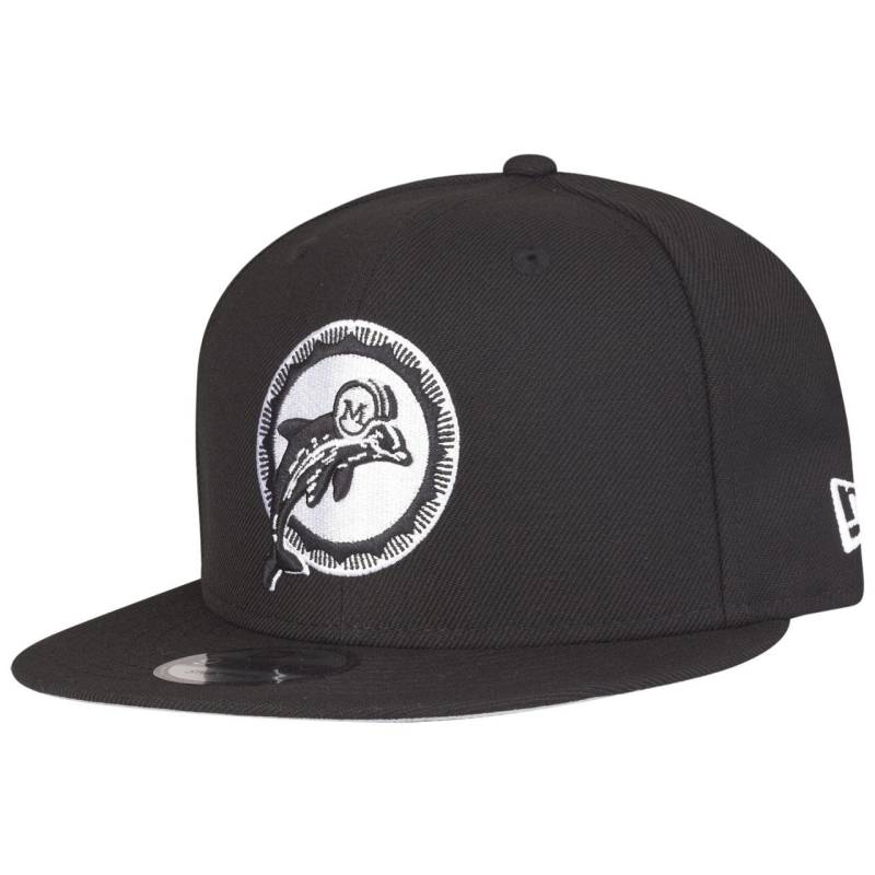 New Era 9Fifty Snapback Cap - Retro Miami Dolphins schwarz von New Era