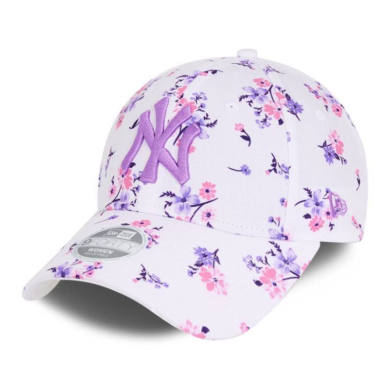 New Era 9Forty Damen Cap - FLORAL New York Yankees weiß von New Era