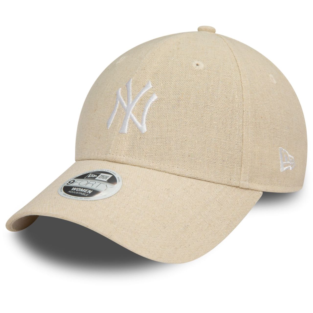 New Era 9Forty Damen Cap - LEINEN New York Yankees stone von New Era