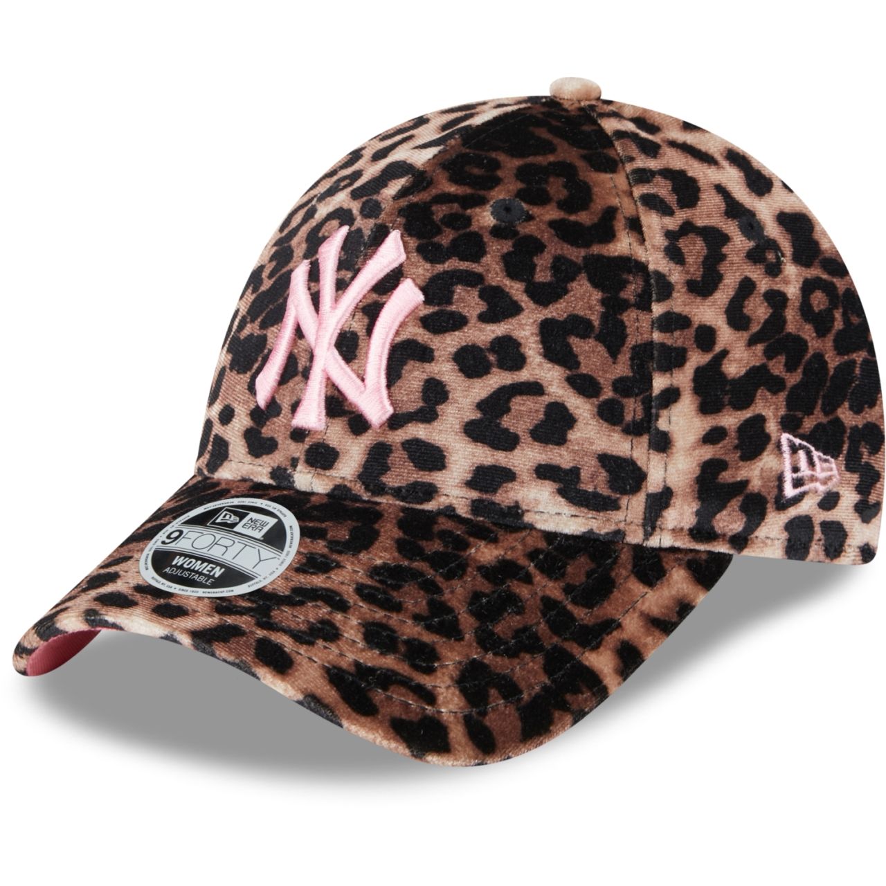 New Era 9Forty Damen Cap - LEOPARD VELOUR New York Yankees von New Era