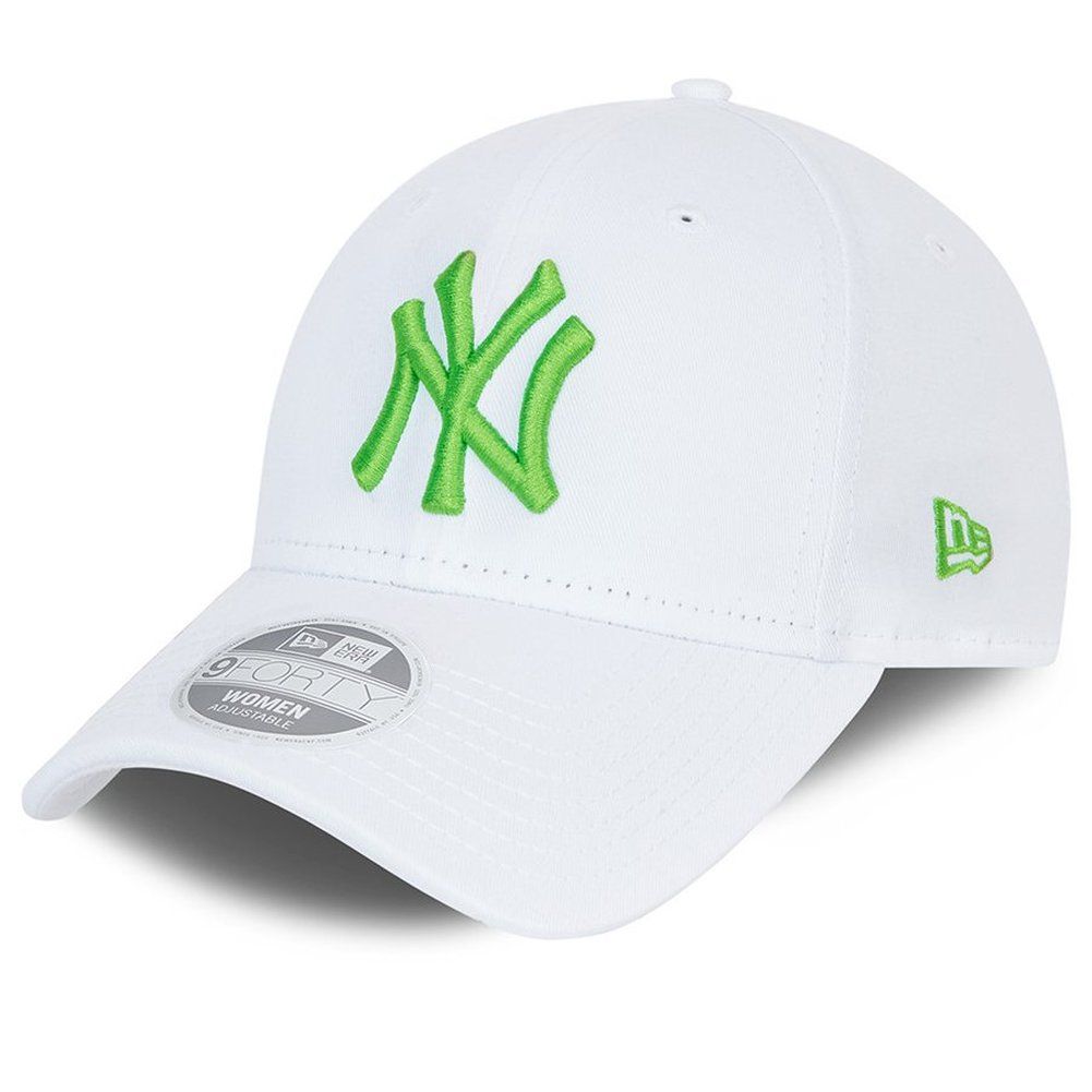 New Era 9Forty Damen Cap - New York Yankees weiß / lime von New Era