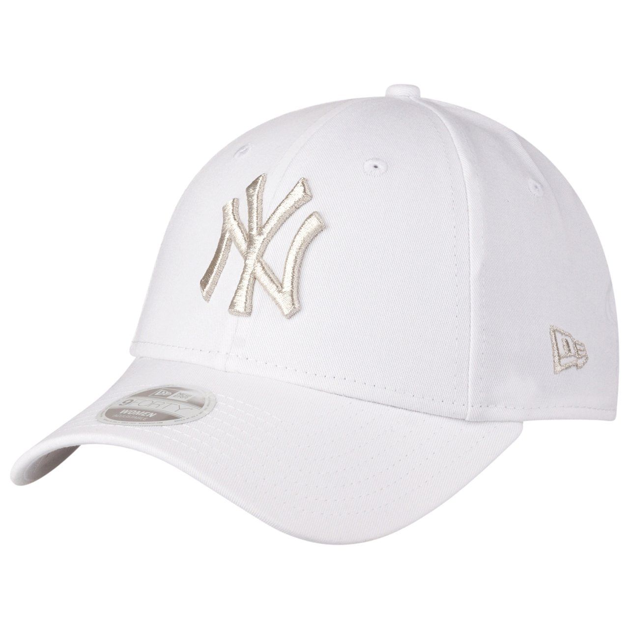 New Era 9Forty Damen Cap - New York Yankees weiß / silber von New Era