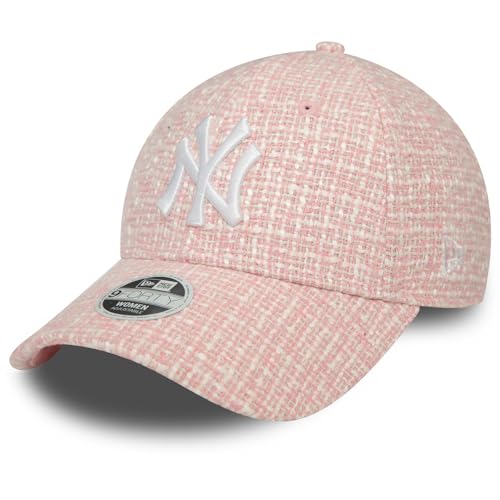 New Era 9Forty Damen Cap - Tweed New York Yankees rosa von New Era