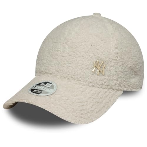 New Era 9Forty Damen Sherpa Cap - Borg NY Yankees beige von New Era