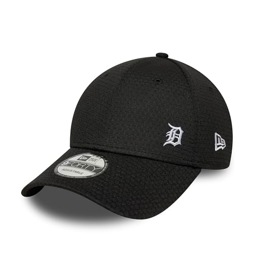New Era 9Forty Flawless Mesh MLB Detroit Tigers Baseballkappe für Erwachsene, Schwarz von New Era