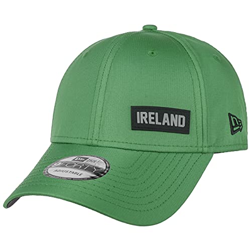 New Era 9Forty Ireland Cap Basecap Baseballcap Curved Brim Damen/Herren - Metallschnalle, mit Schirm Winter Herbst Frühjahr Sommer Frühling-Sommer Herbst-Winter - One Size grün von New Era