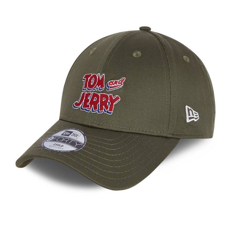 New Era 9Forty Jungen Kinder Cap - DISNEY Tom & Jerry oliv von New Era