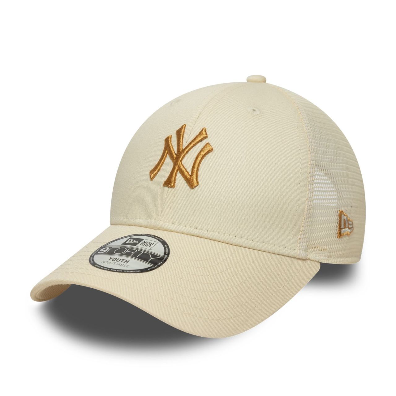 New Era 9Forty Kinder Trucker Cap - New York Yankees beige von New Era