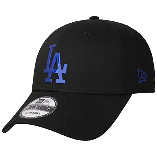New Era 9Forty MLB Foil Logo Dodgers Cap Basecap Baseballcap Curved Brim LA Los Angeles Damen/Herren - Snapback, mit Schirm Herbst Sommer Frühjahr Winter Frühling-Sommer Herbst-Winter - One Size von New Era
