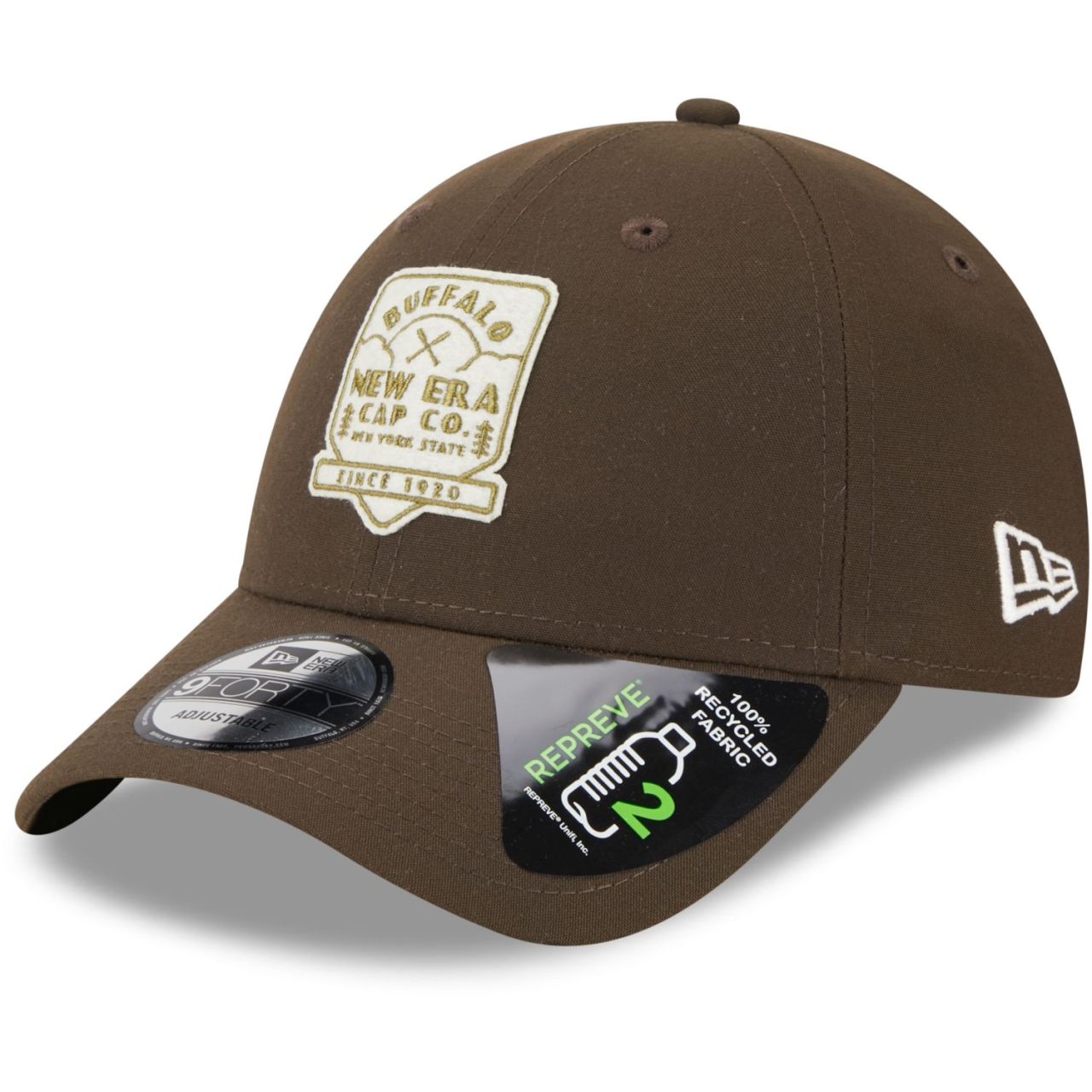 New Era 9Forty Strapback Cap - HERITAGE BRAND PATCH braun von New Era