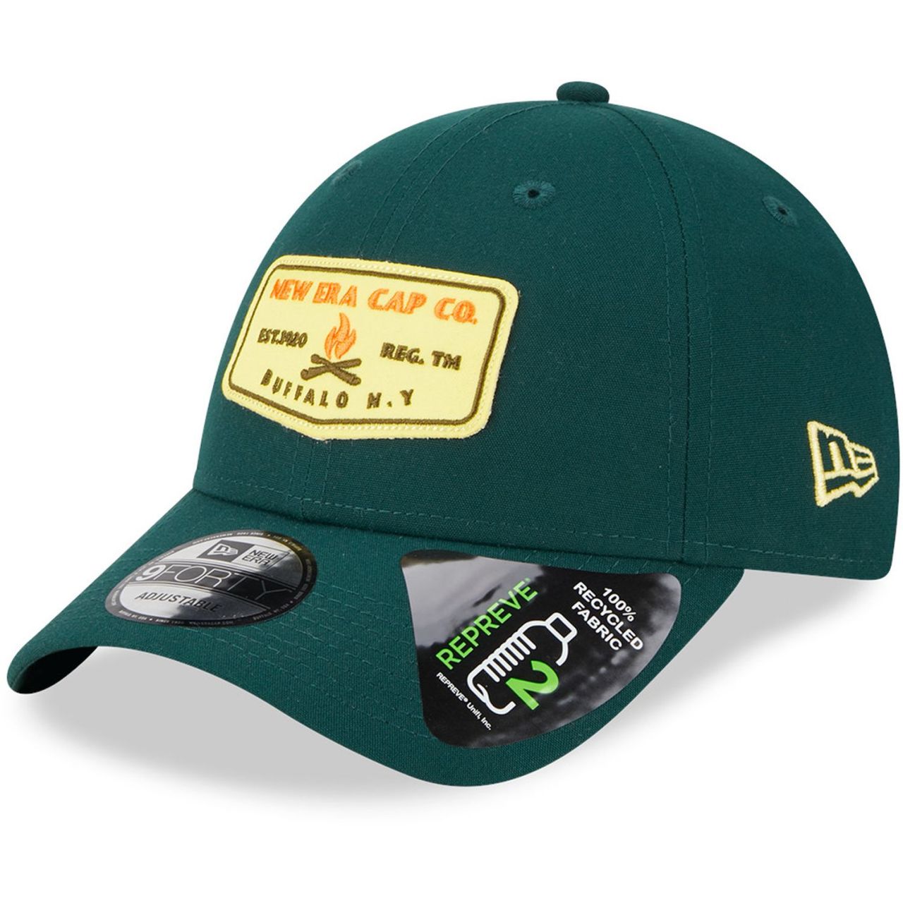 New Era 9Forty Strapback Cap - HERITAGE BRAND PATCH forest von New Era