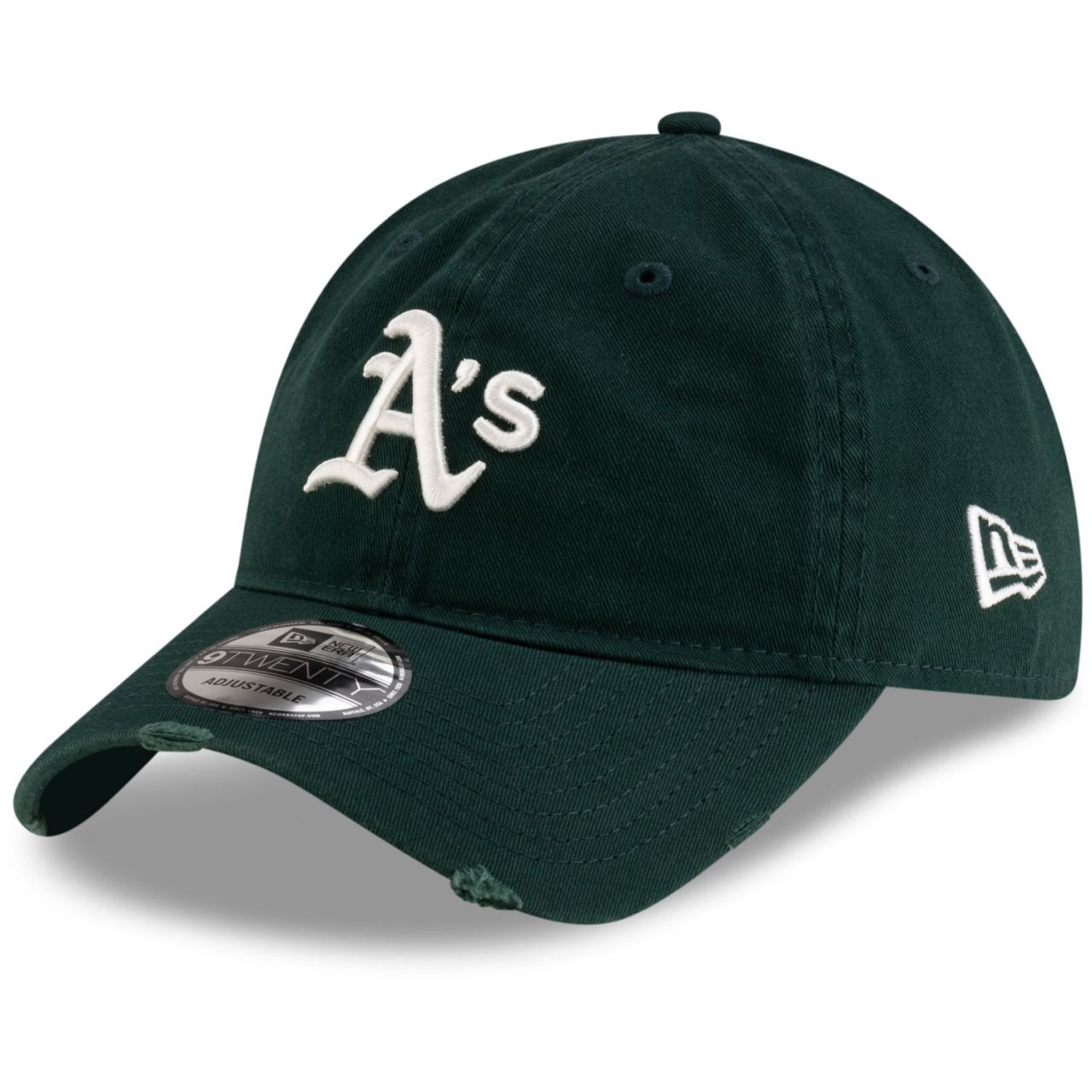 New Era 9Twenty Adjustable Cap - DISTRESSED Oakland Athletic von New Era