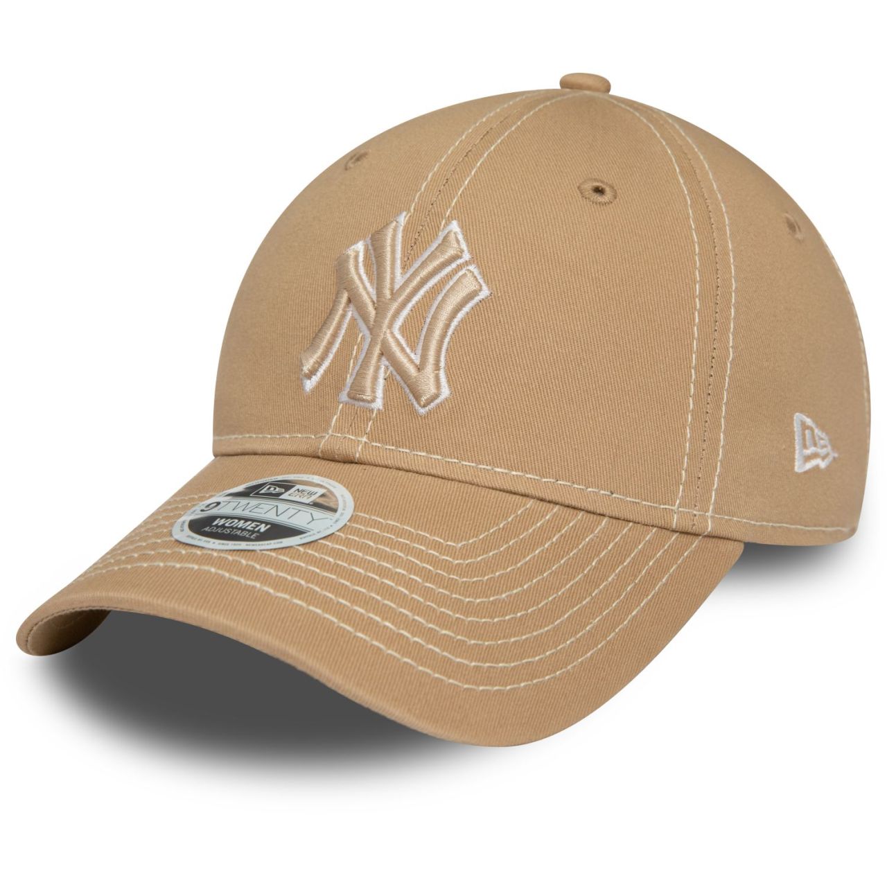 New Era 9Twenty Damen Cap - WASHED New York Yankees camel von New Era