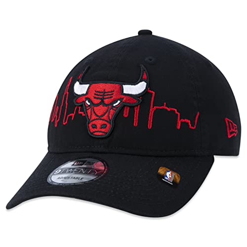 New Era 9Twenty NBA Tip Off Bulls Cap Basecap Baseballcap Curved Brim Strapback Chicago Damen/Herren - Metallschnalle, mit Schirm Winter Herbst-Winter - One Size schwarz New Era 9Twenty NBA Tip Off Bulls Cap Basecap Baseballcap Curved Brim Strapback Chicago Damen/Herren - Metallschnalle, mit Schirm Winter Herbst-Winter - One Size schwarz von New Era