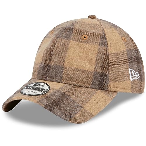 New Era 9Twenty Strapback Cap - Melton Check beige von New Era