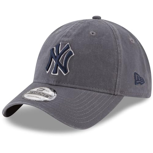 New Era 9Twenty Strapback Cap - New York Yankees Charcoal von New Era