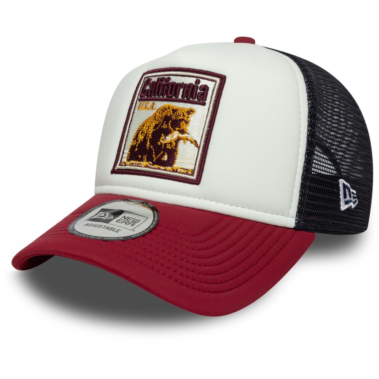 New Era A-Frame Mesh Trucker Cap - ANIMAL PATCH California von New Era