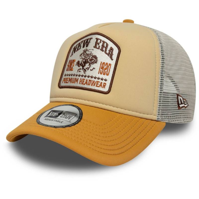 New Era A-Frame Mesh Trucker Cap - BRAND PATCH Western von New Era