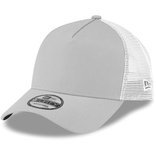 New Era A-Frame Mesh Trucker Cap - Essential grau von New Era