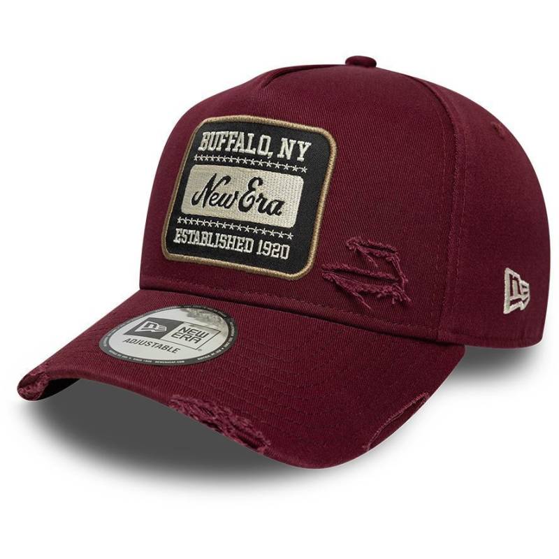 New Era A-Frame Trucker Cap - PATCH WASH schwarz von New Era