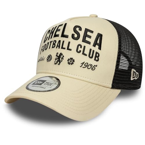 New Era Adjustable Mesh Trucker Cap - FC Chelsea beige von New Era