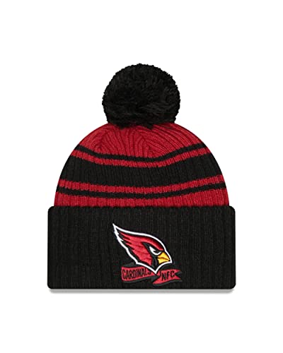 New Era Arizona Cardinals NFL 2022 Sideline Sport Knit Black Red Beanie - One-Size von New Era