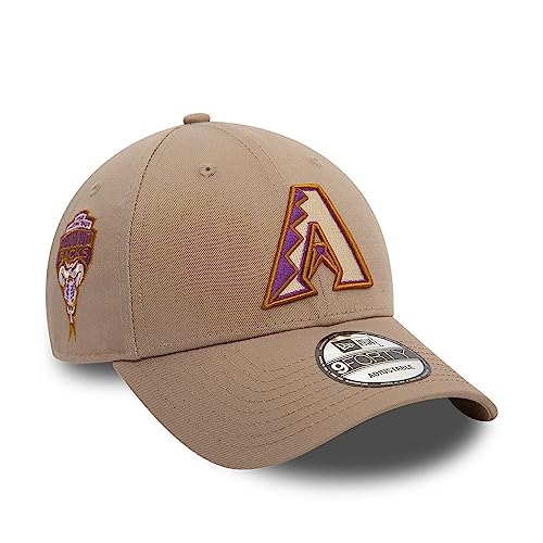 New Era Arizona Diamondbacks MLB 1998 Inaugural Season Sidepatch Beige 9Forty Adjustable Cap - One-Size von New Era